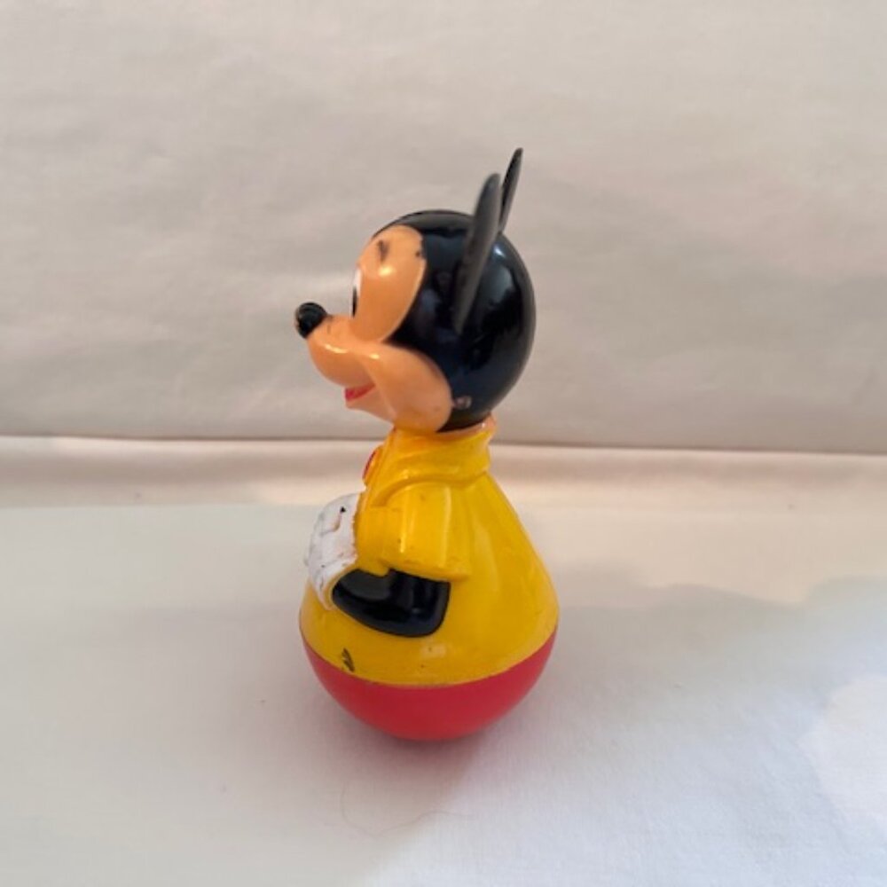 Vintage Mickey Mouse Roly Poly Rattle - Picture 2 of 6